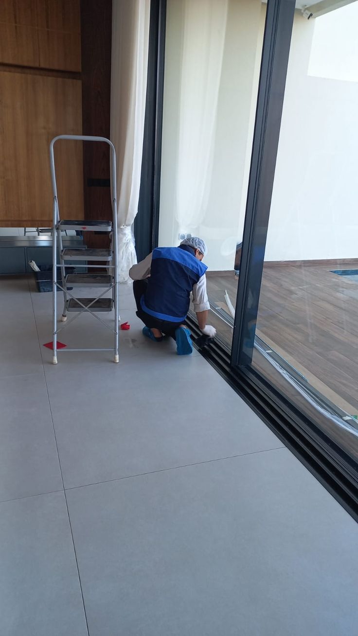 Sliding door track restoration