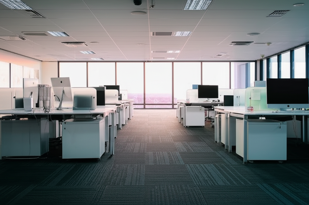After commercial cleaning Sydney - pristine office space